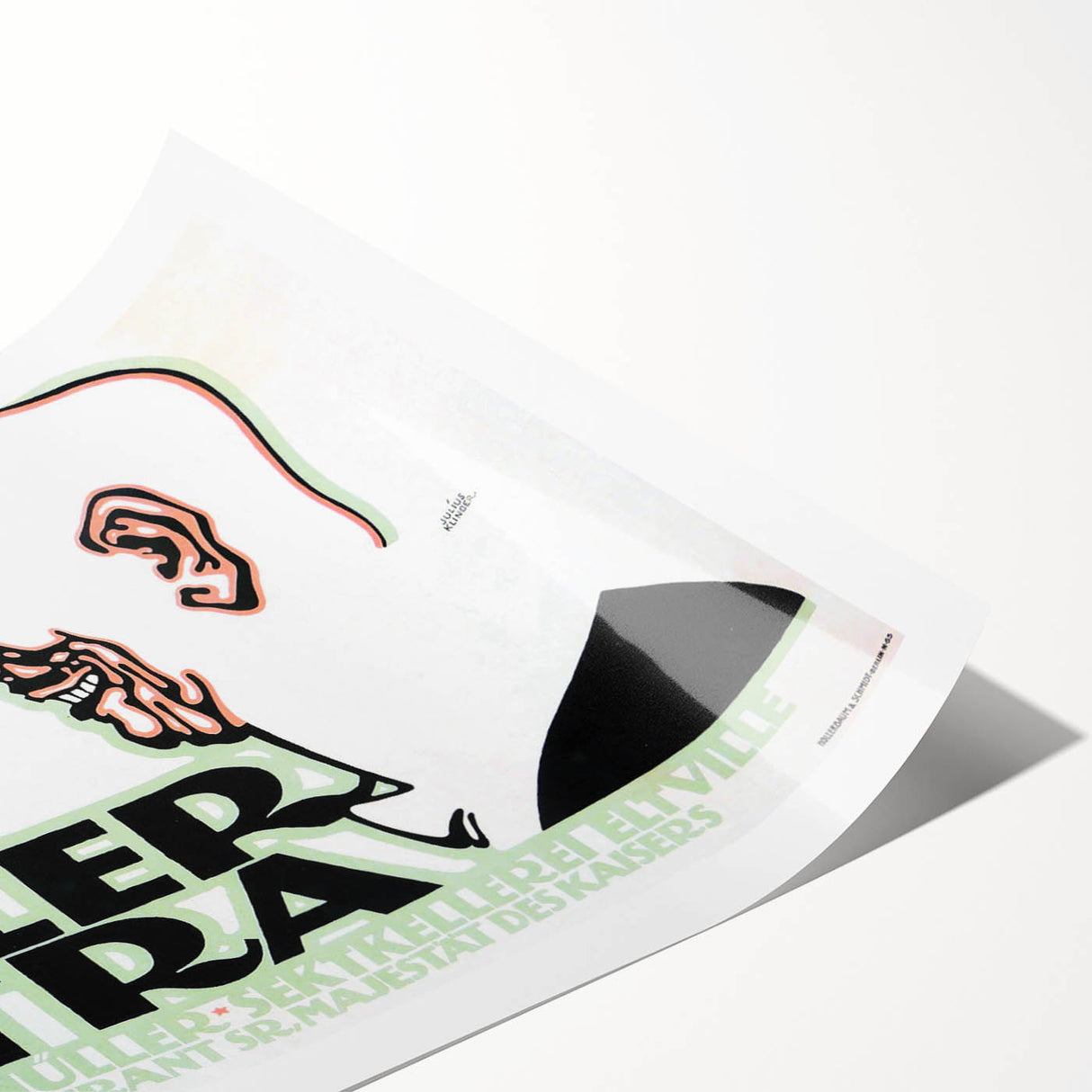 Vintage Müller Extra Champagne Ad – Retro German Poster Wall Art