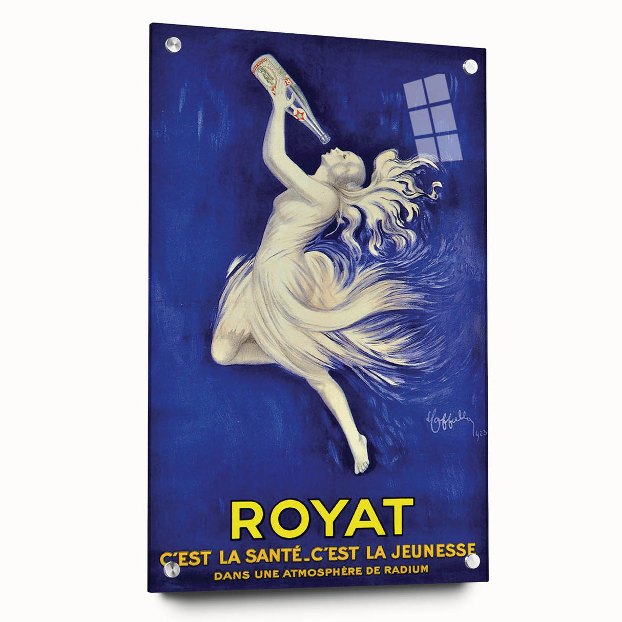 Vintage Royat Poster – Elegant Retro Advertisement with Health Message