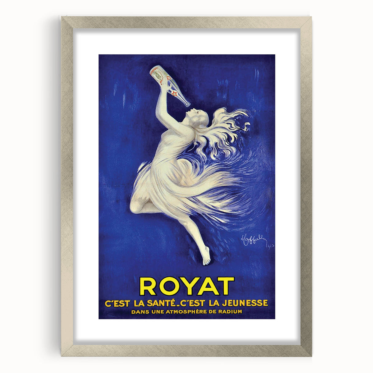 Vintage Royat Poster – Elegant Retro Advertisement with Health Message