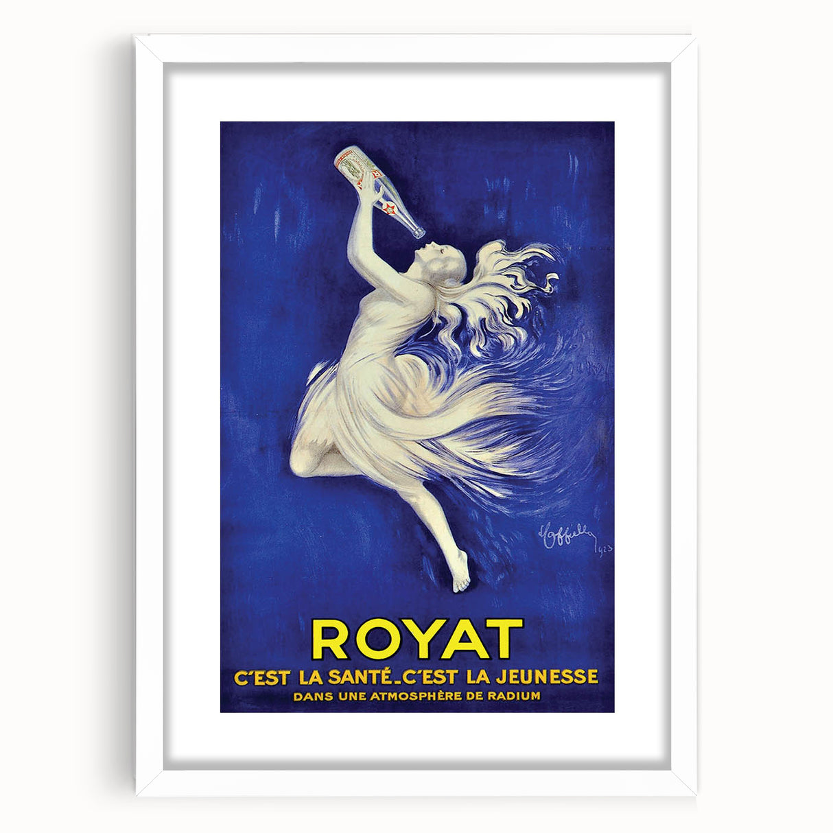 Vintage Royat Poster – Elegant Retro Advertisement with Health Message