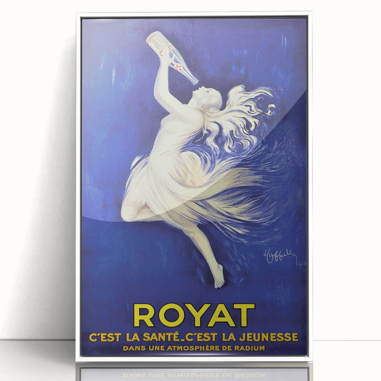 Vintage Royat Poster – Elegant Retro Advertisement with Health Message