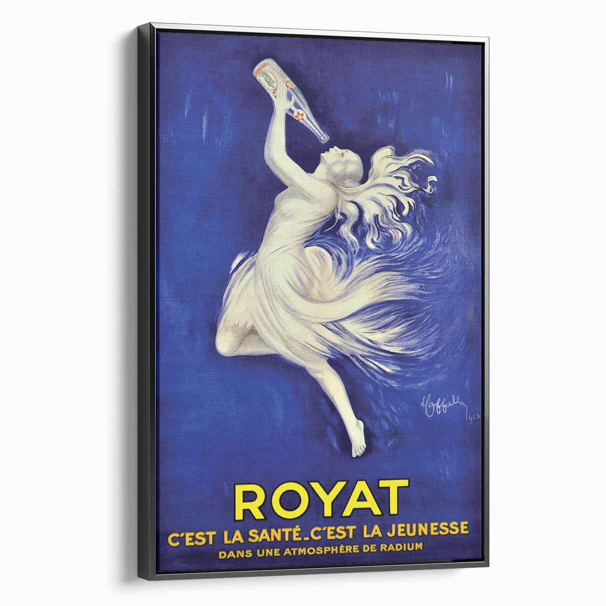 Vintage Royat Poster – Elegant Retro Advertisement with Health Message