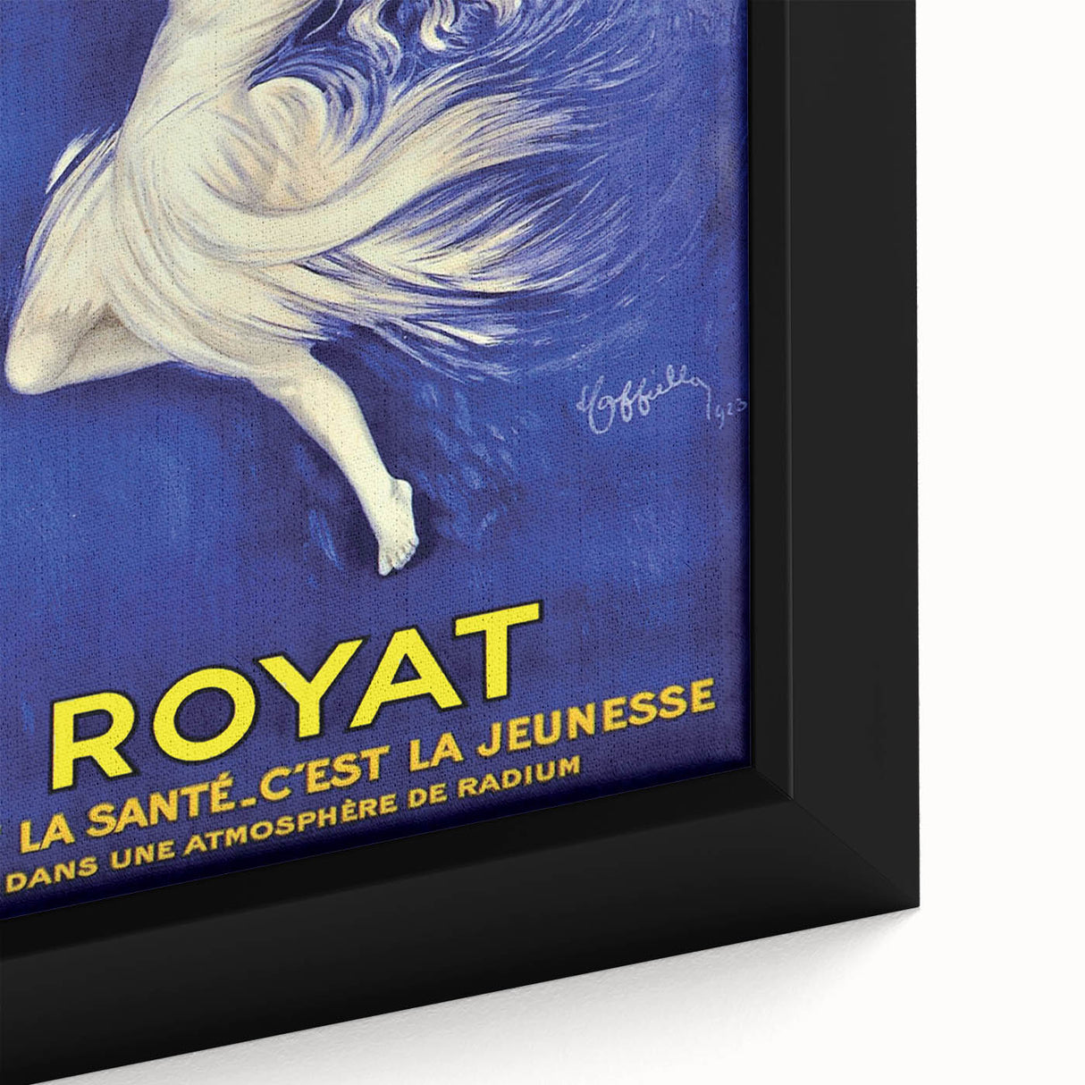 Vintage Royat Poster – Elegant Retro Advertisement with Health Message
