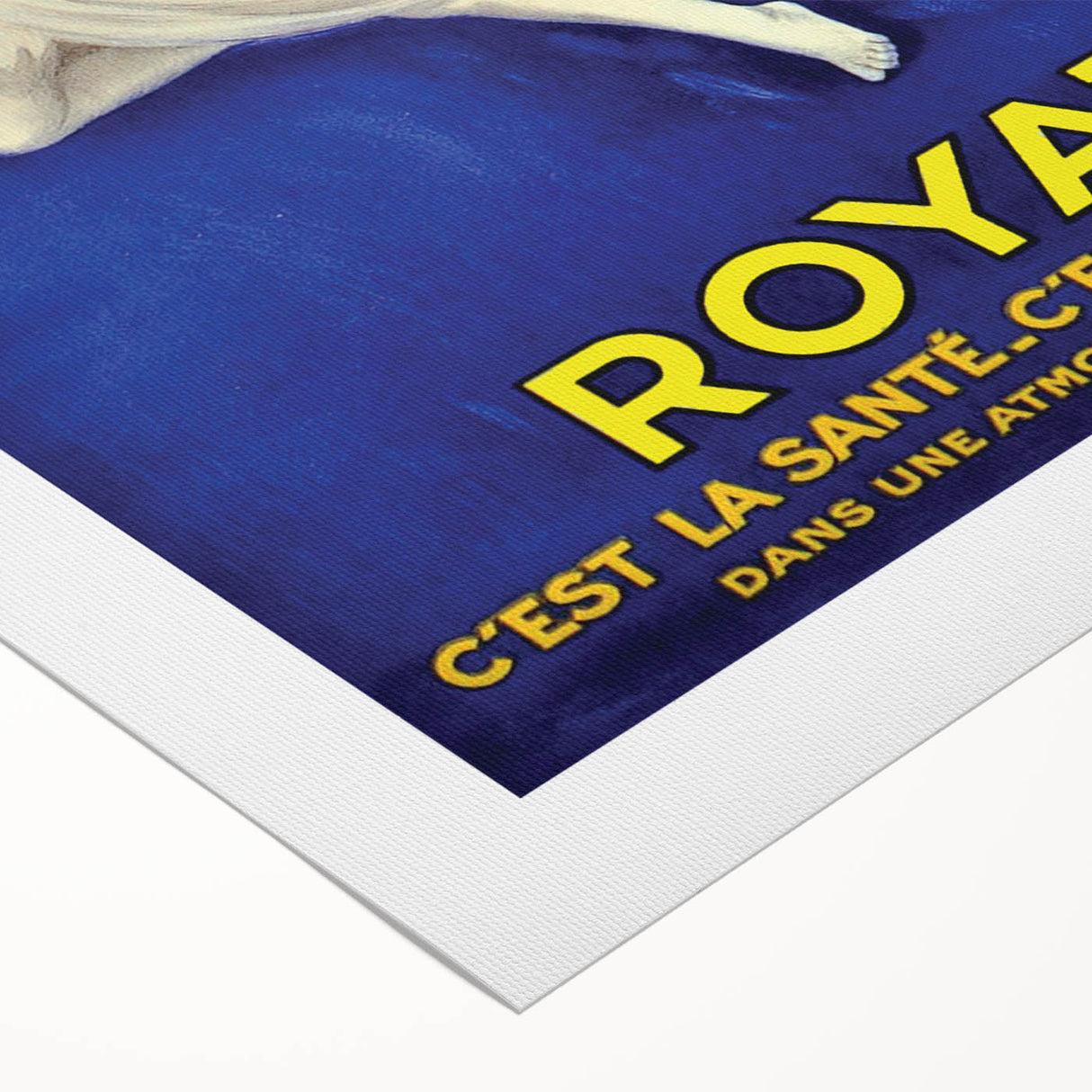 Vintage Royat Poster – Elegant Retro Advertisement with Health Message