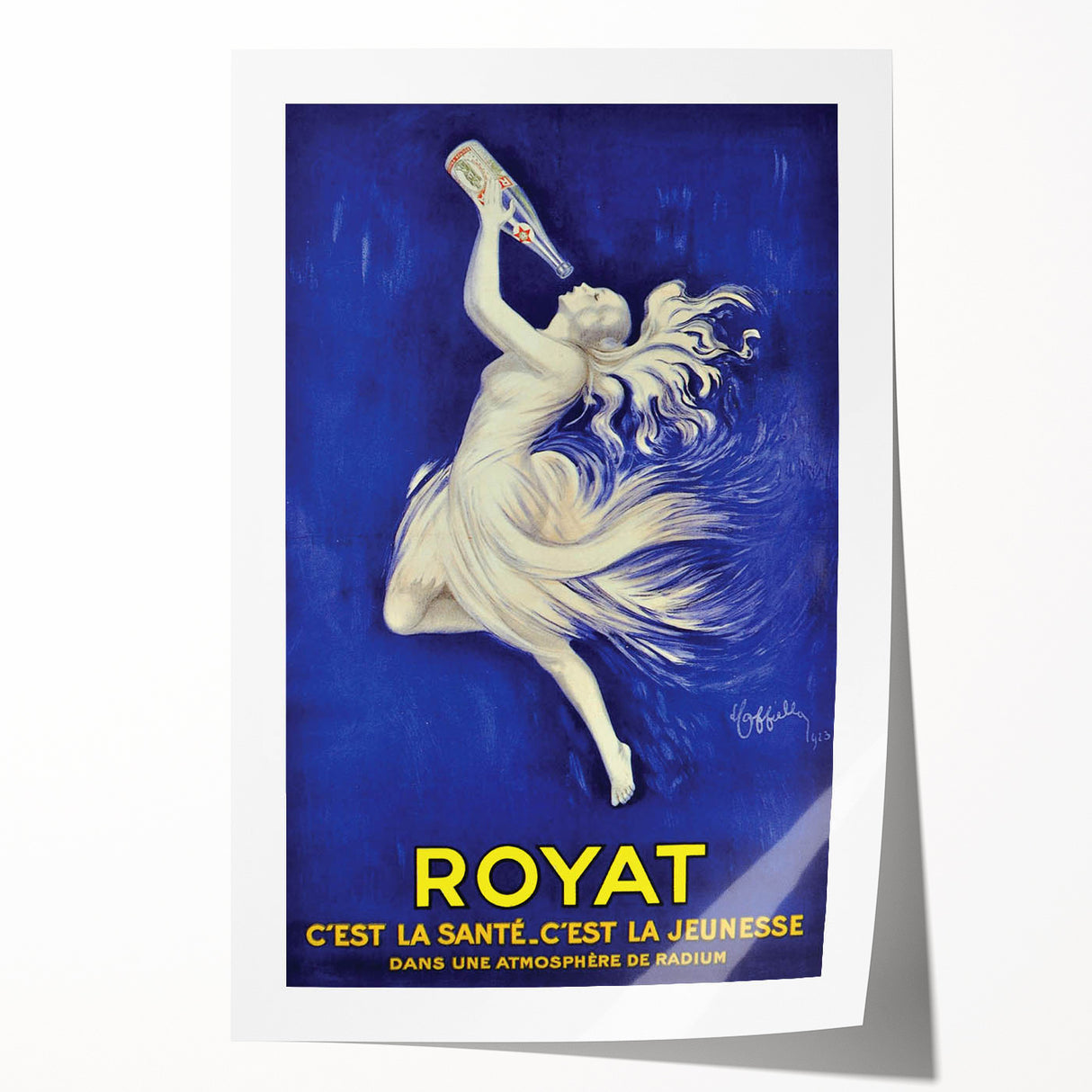 Vintage Royat Poster – Elegant Retro Advertisement with Health Message