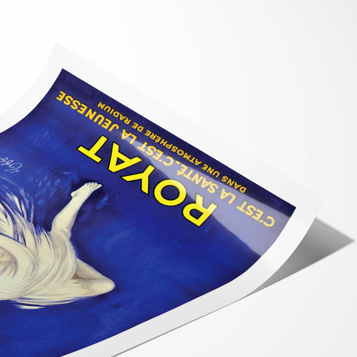 Vintage Royat Poster – Elegant Retro Advertisement with Health Message