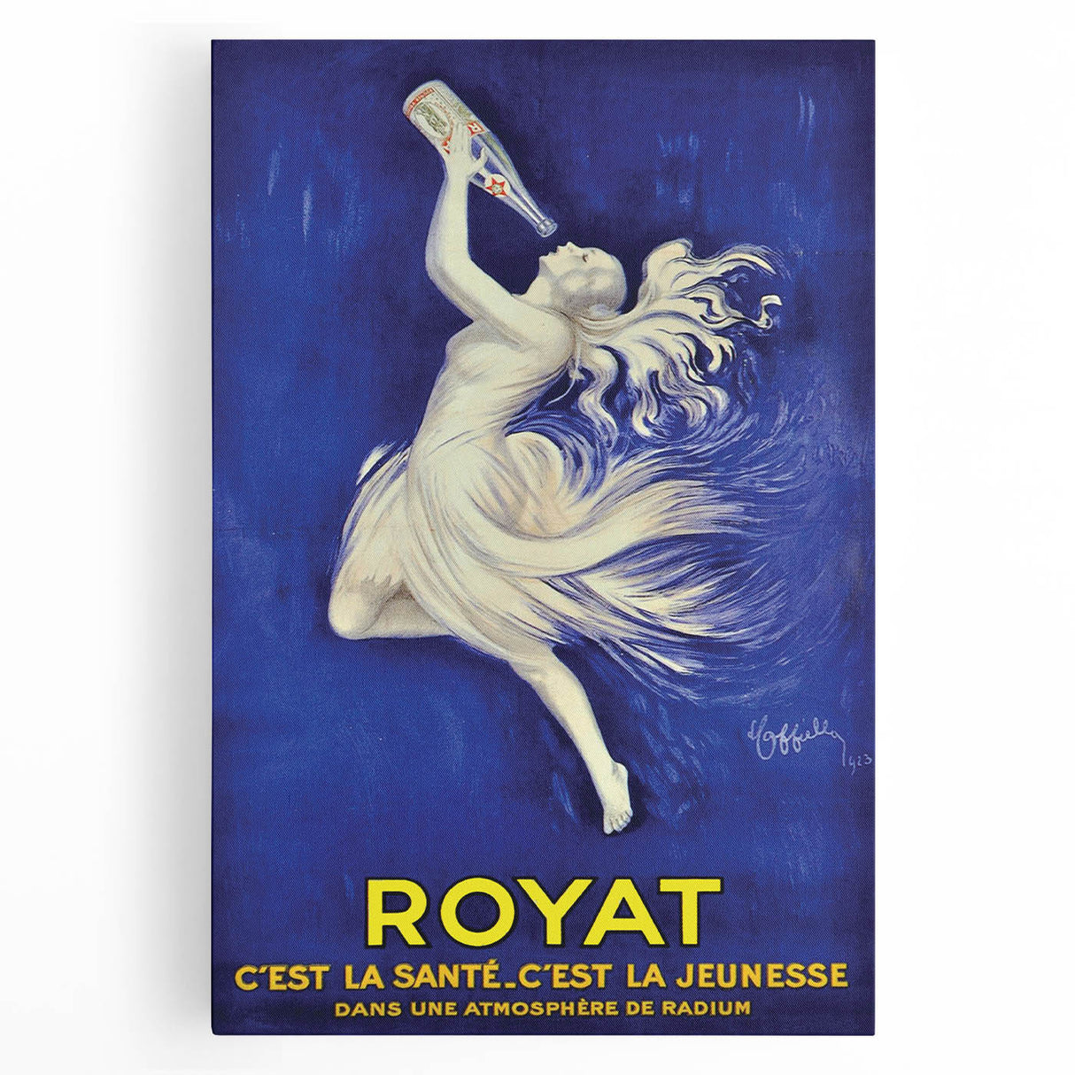 Vintage Royat Poster – Elegant Retro Advertisement with Health Message