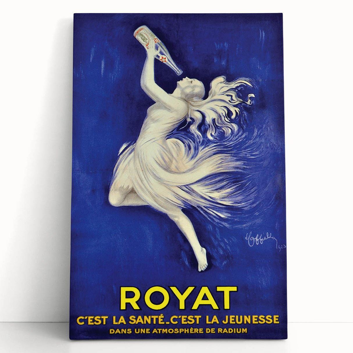 Vintage Royat Poster – Elegant Retro Advertisement with Health Message
