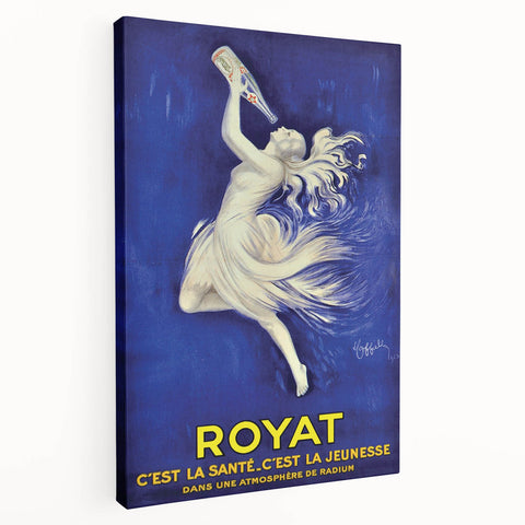 Vintage Royat Poster – Elegant Retro Advertisement with Health Message