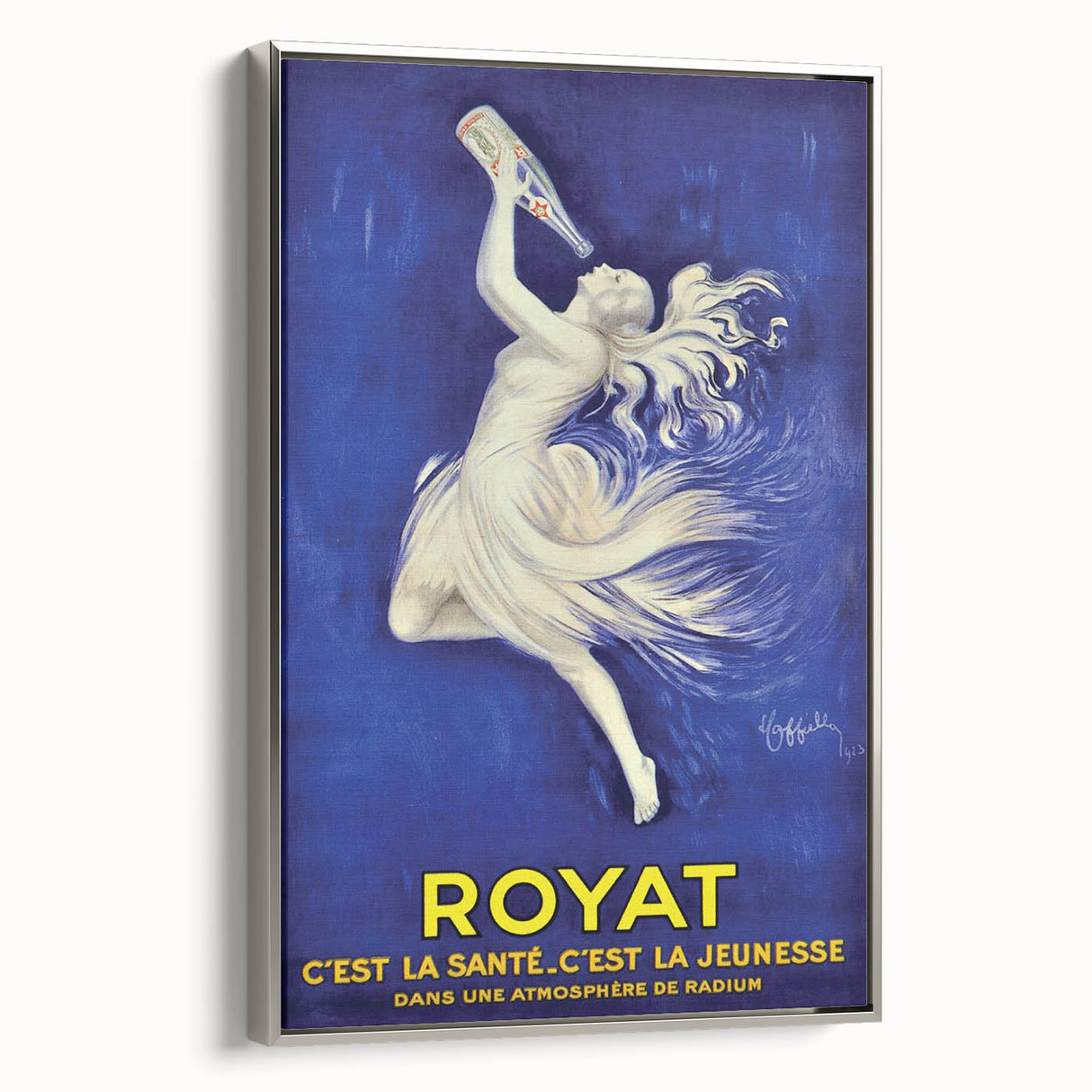 Vintage Royat Poster – Elegant Retro Advertisement with Health Message