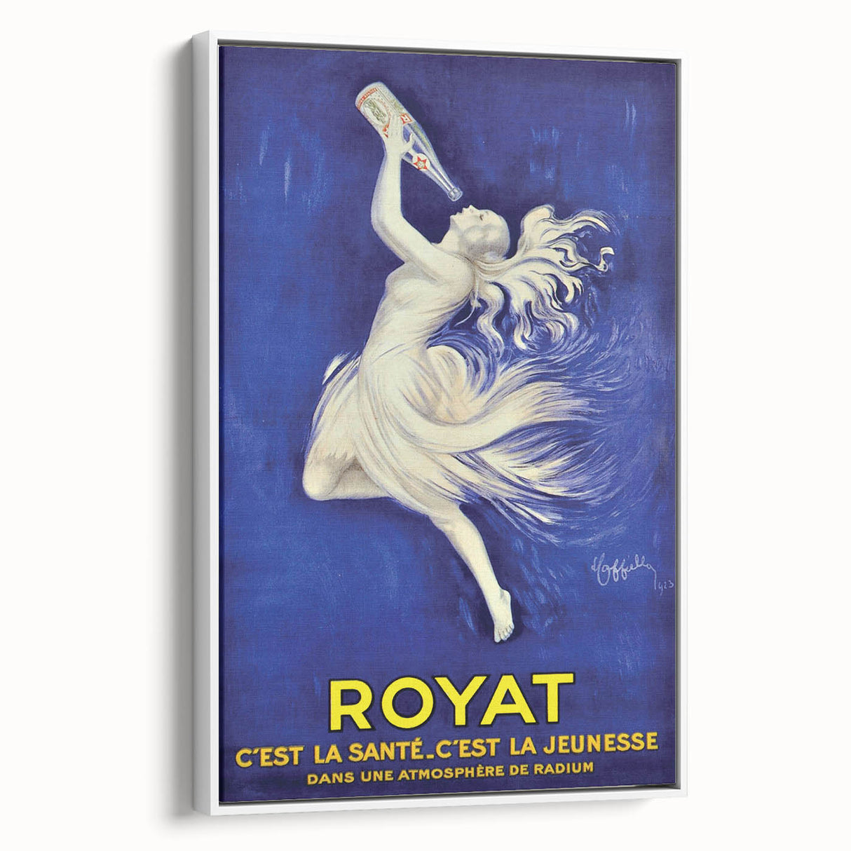 Vintage Royat Poster – Elegant Retro Advertisement with Health Message