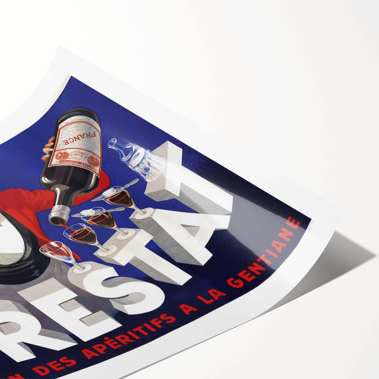 Vintage Secrestat Bitter Poster – Retro French Advertising Wall Art