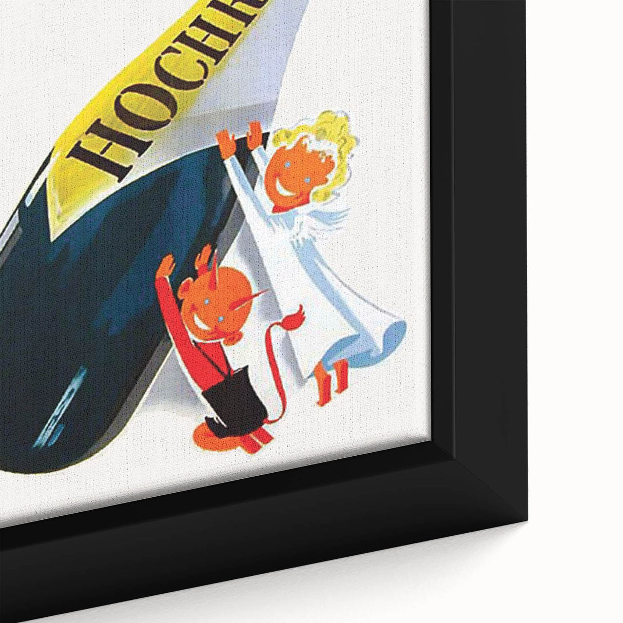 Vintage Sekt Hochriegl Poster – Retro German Advertising Wall Art