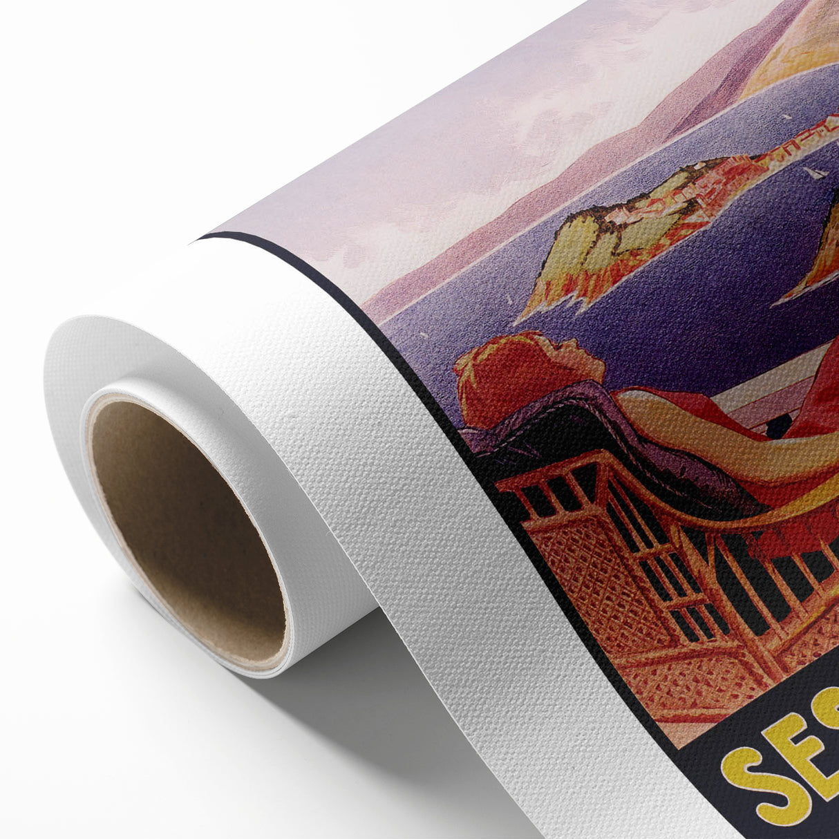 Vintage Sestri Levante Poster – Retro Italian Riviera Travel Art