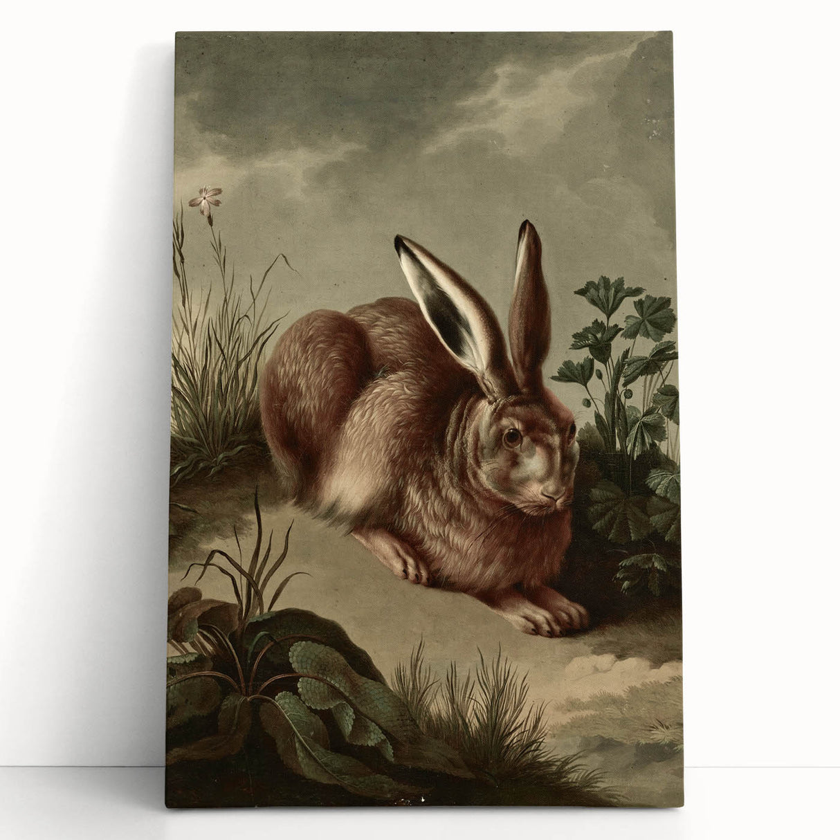 Vintage Animal Art - Rabbit in Nature Antique Wildlife Print