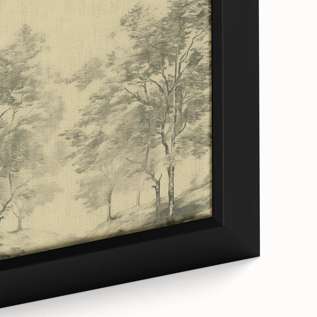 Vintage Botanical Art Prints – Scenic Tree Landscape Drawing