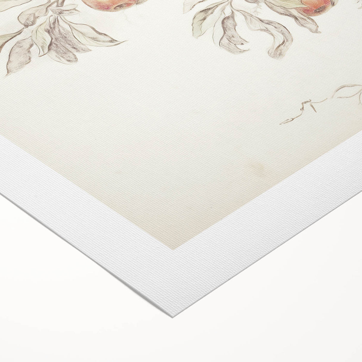 Vintage Botanical Art Prints – Apple Branch Pencil Drawing