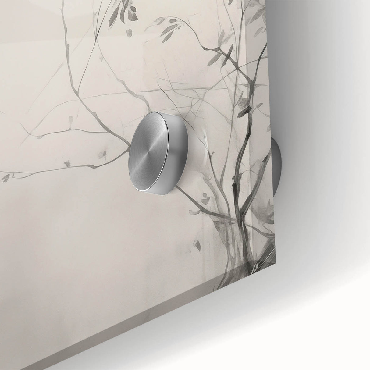 Vintage Botanical Art Prints – Elegant Branch Pencil Drawing