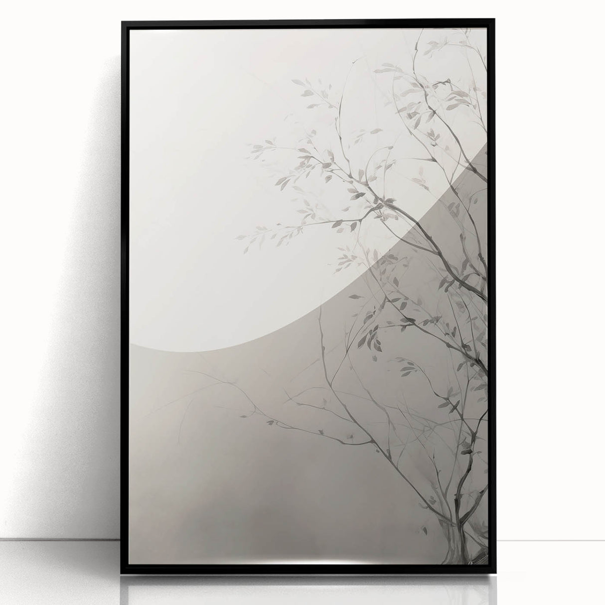 Vintage Botanical Art Prints – Elegant Branch Pencil Drawing