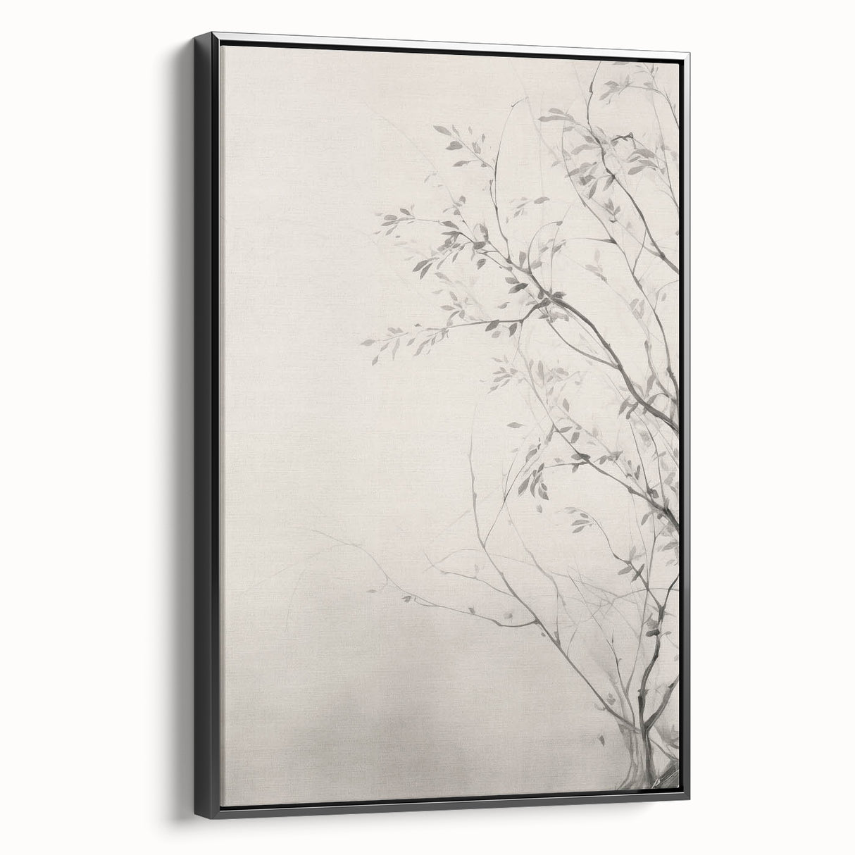 Vintage Botanical Art Prints – Elegant Branch Pencil Drawing