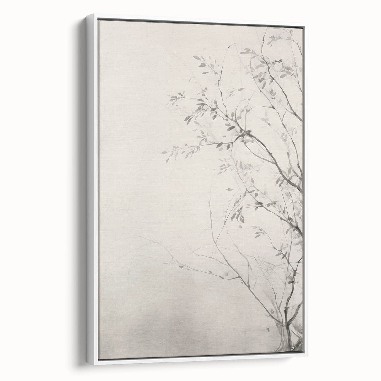 Vintage Botanical Art Prints – Elegant Branch Pencil Drawing