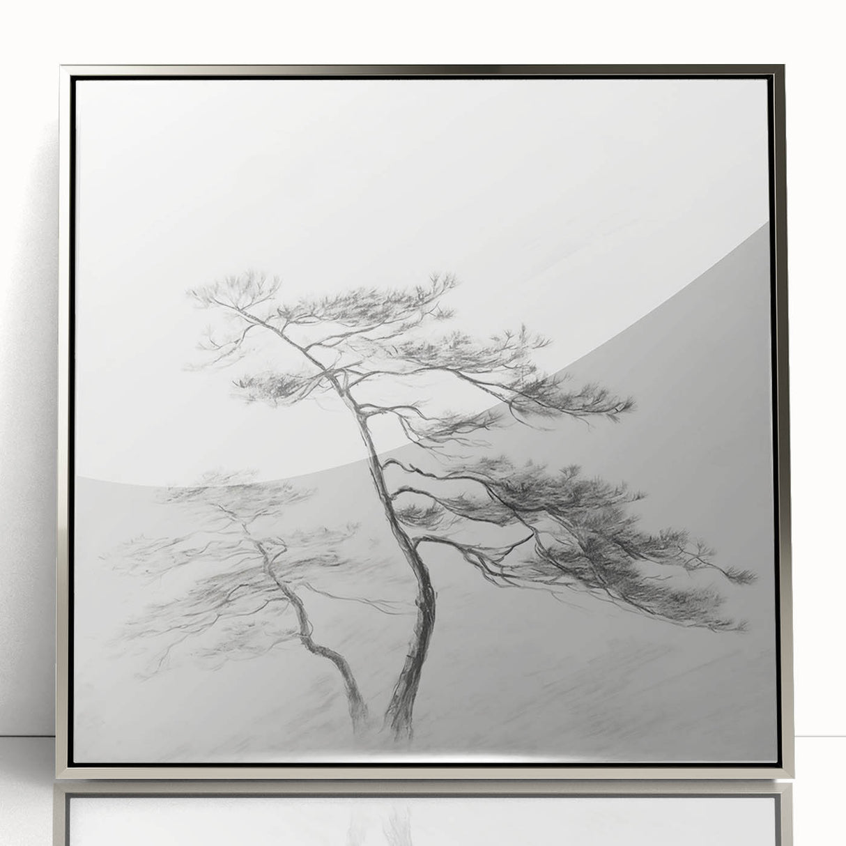 Vintage Botanical Art Print: Elegant Tree Sketch Illustration