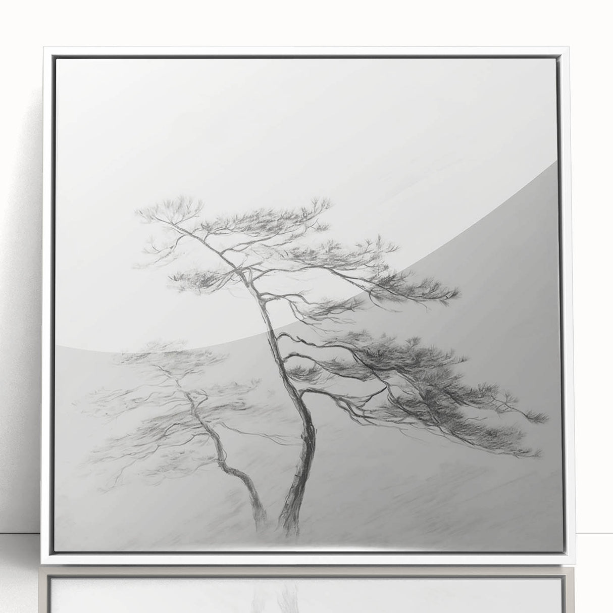 Vintage Botanical Art Print: Elegant Tree Sketch Illustration