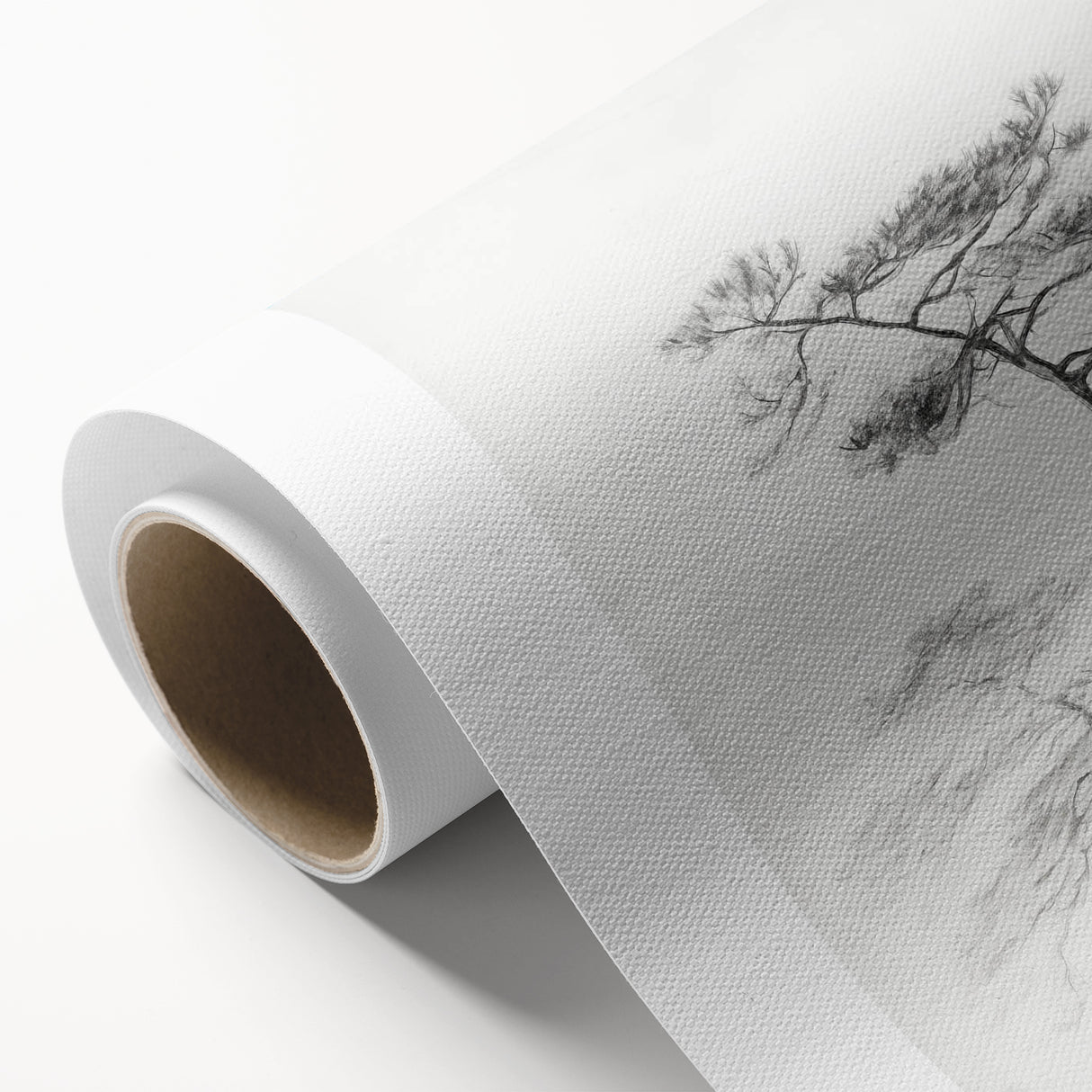 Vintage Botanical Art Print: Elegant Tree Sketch Illustration