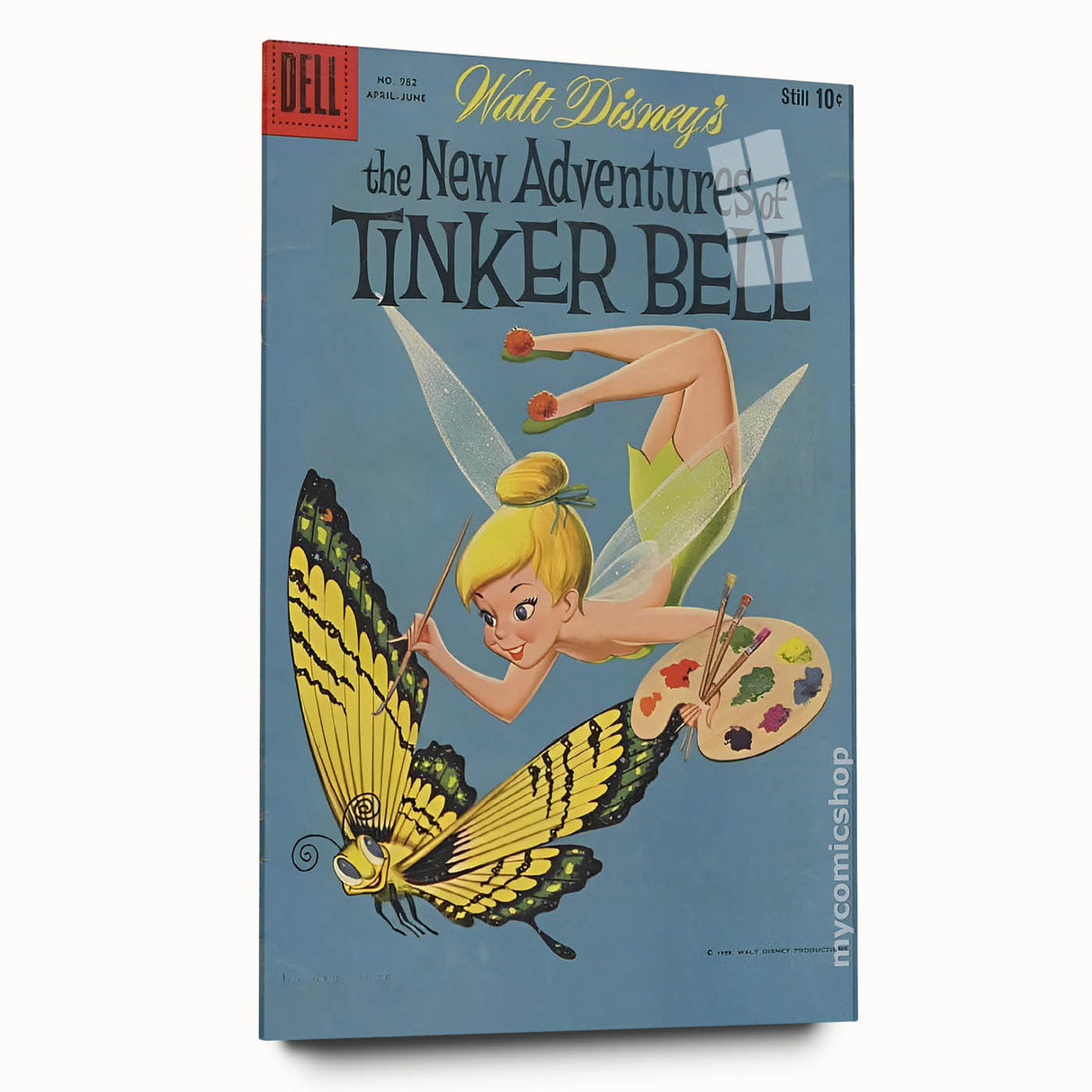 Vintage Comics Wall Art – Tinker Bell Retro Fairy Tale Poster