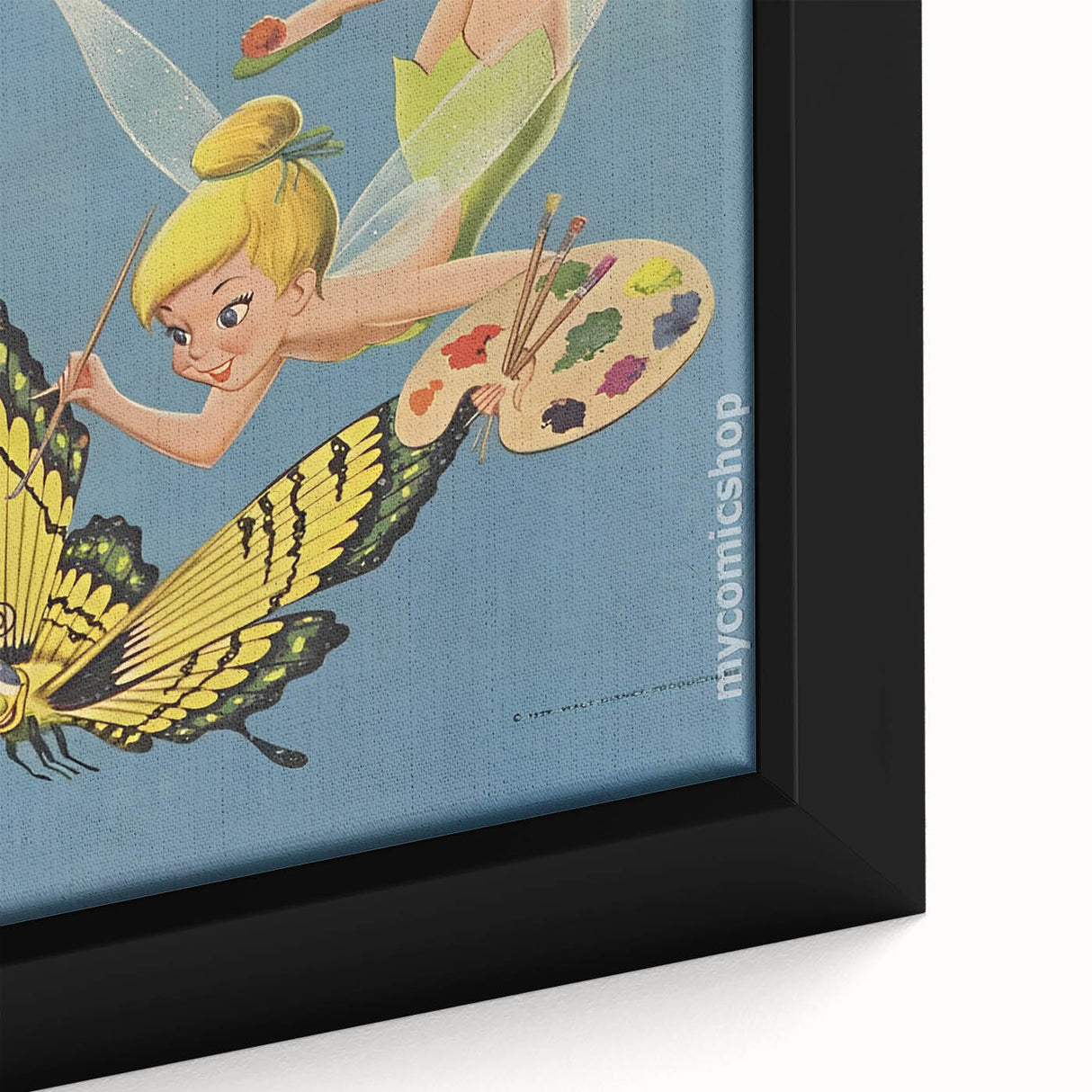 Vintage Comics Wall Art – Tinker Bell Retro Fairy Tale Poster