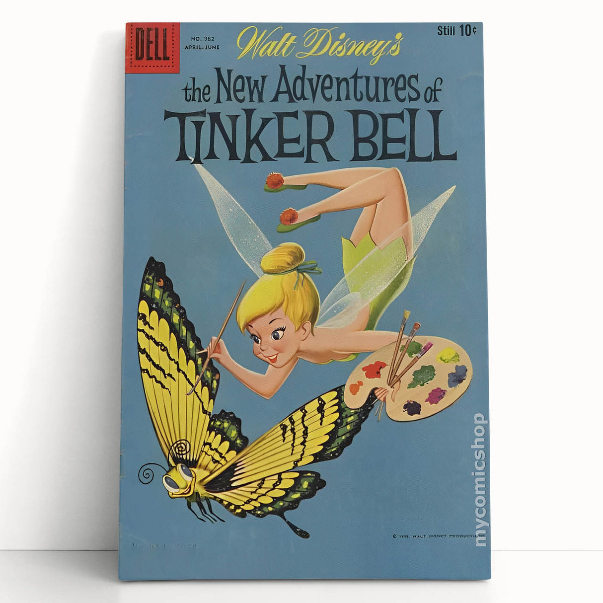 Vintage Comics Wall Art – Tinker Bell Retro Fairy Tale Poster