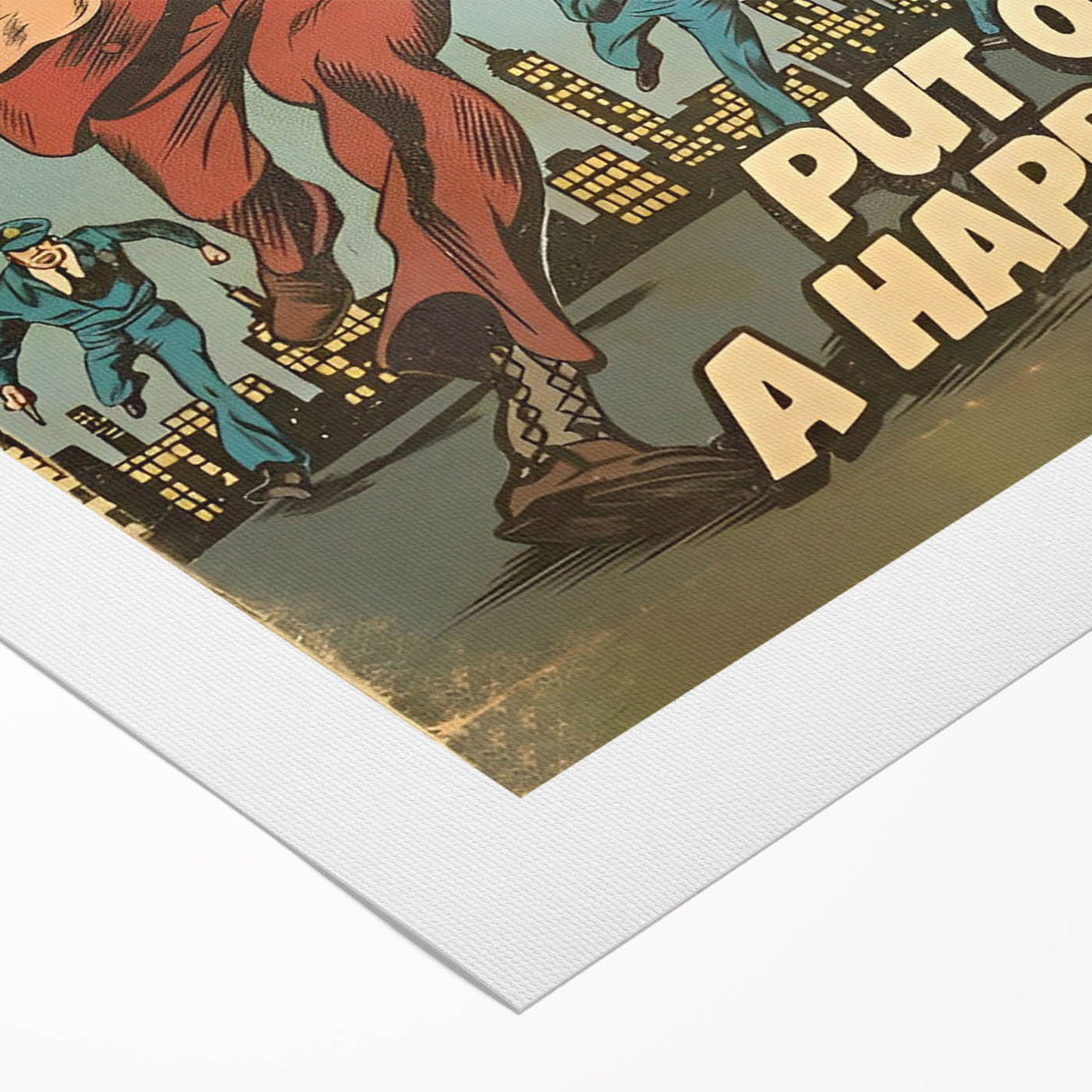 Vintage Comics Wall Art – Joker Retro Villain Comic Book Poster