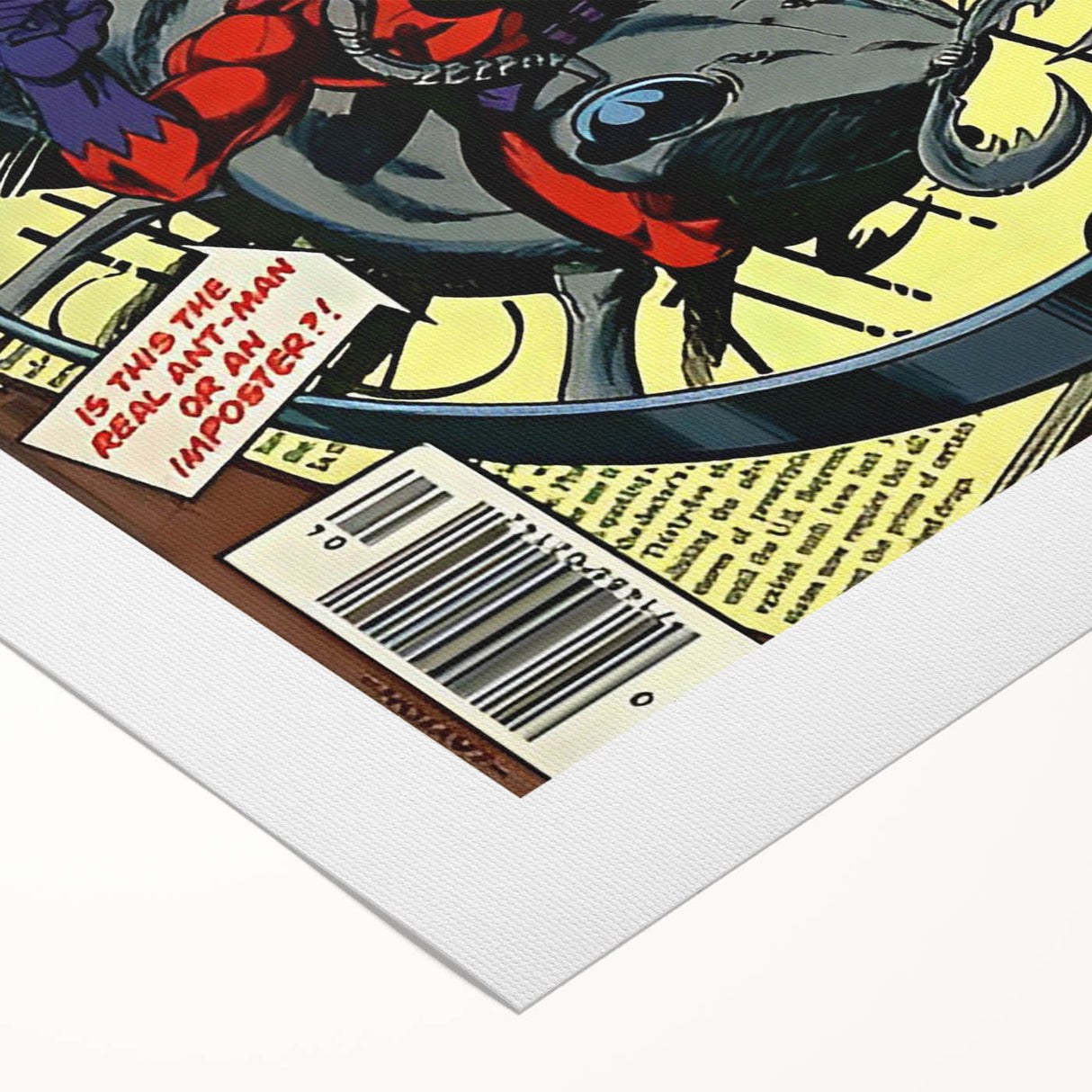 Vintage Comics Wall Art – Ant-Man Retro Superhero Poster