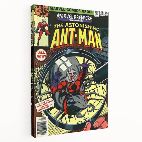 Vintage Comics Wall Art – Ant-Man Retro Superhero Poster