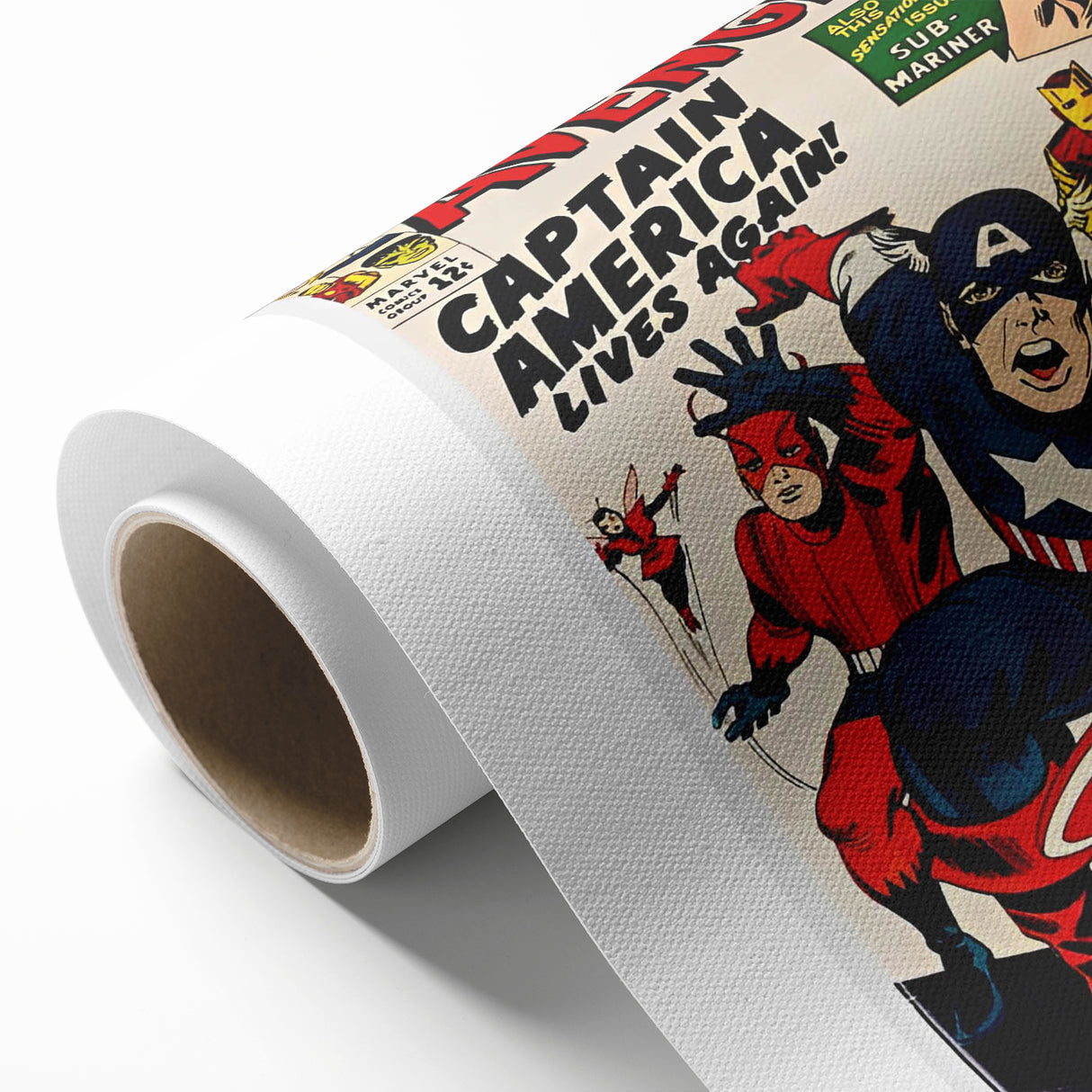 Vintage Comics Wall Art – The Avengers Retro Superhero Poster