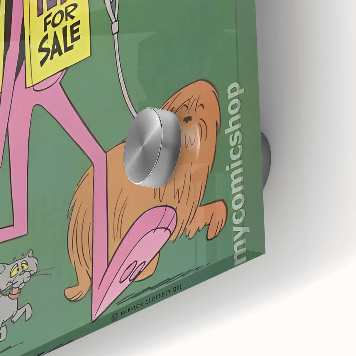 Vintage Comics Wall Art – The Pink Panther Retro Cartoon Poster