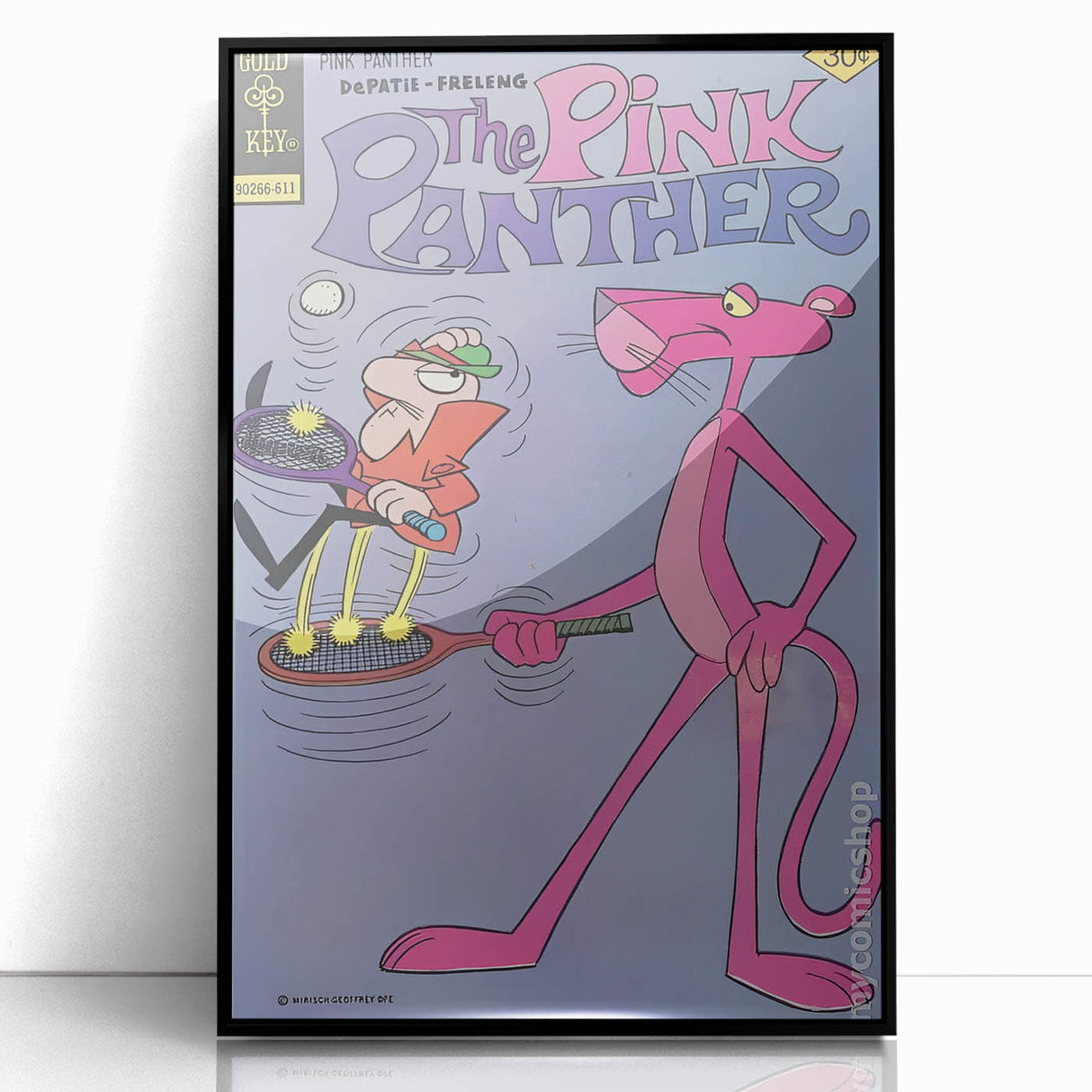 Vintage Comics Wall Art – The Pink Panther Classic Cartoon Print