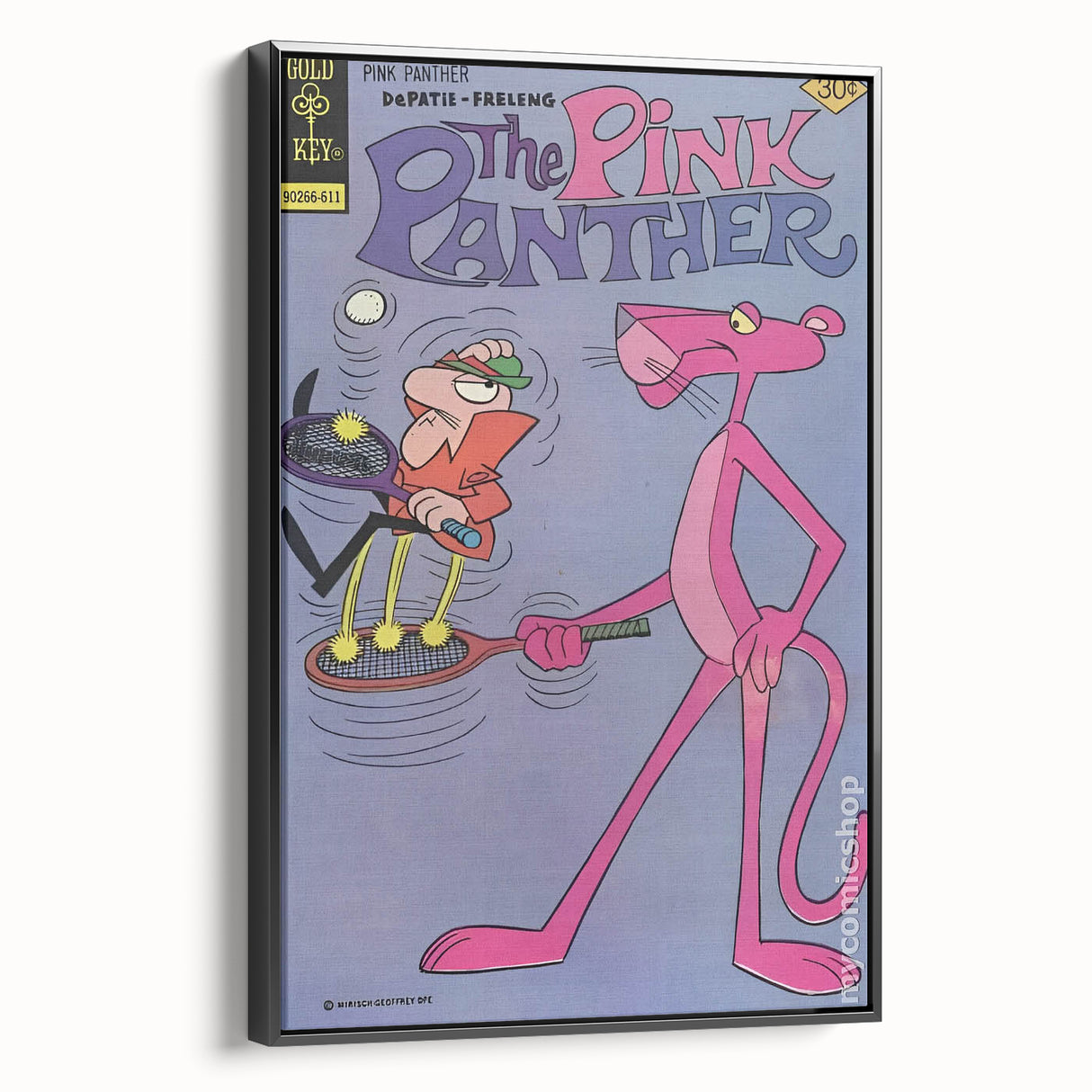 Vintage Comics Wall Art – The Pink Panther Classic Cartoon Print