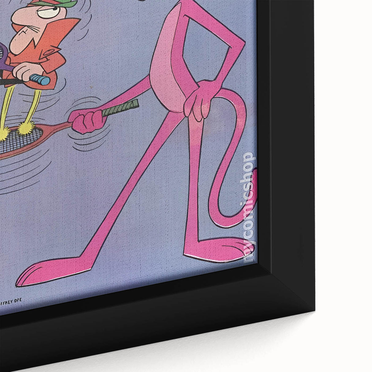 Vintage Comics Wall Art – The Pink Panther Classic Cartoon Print