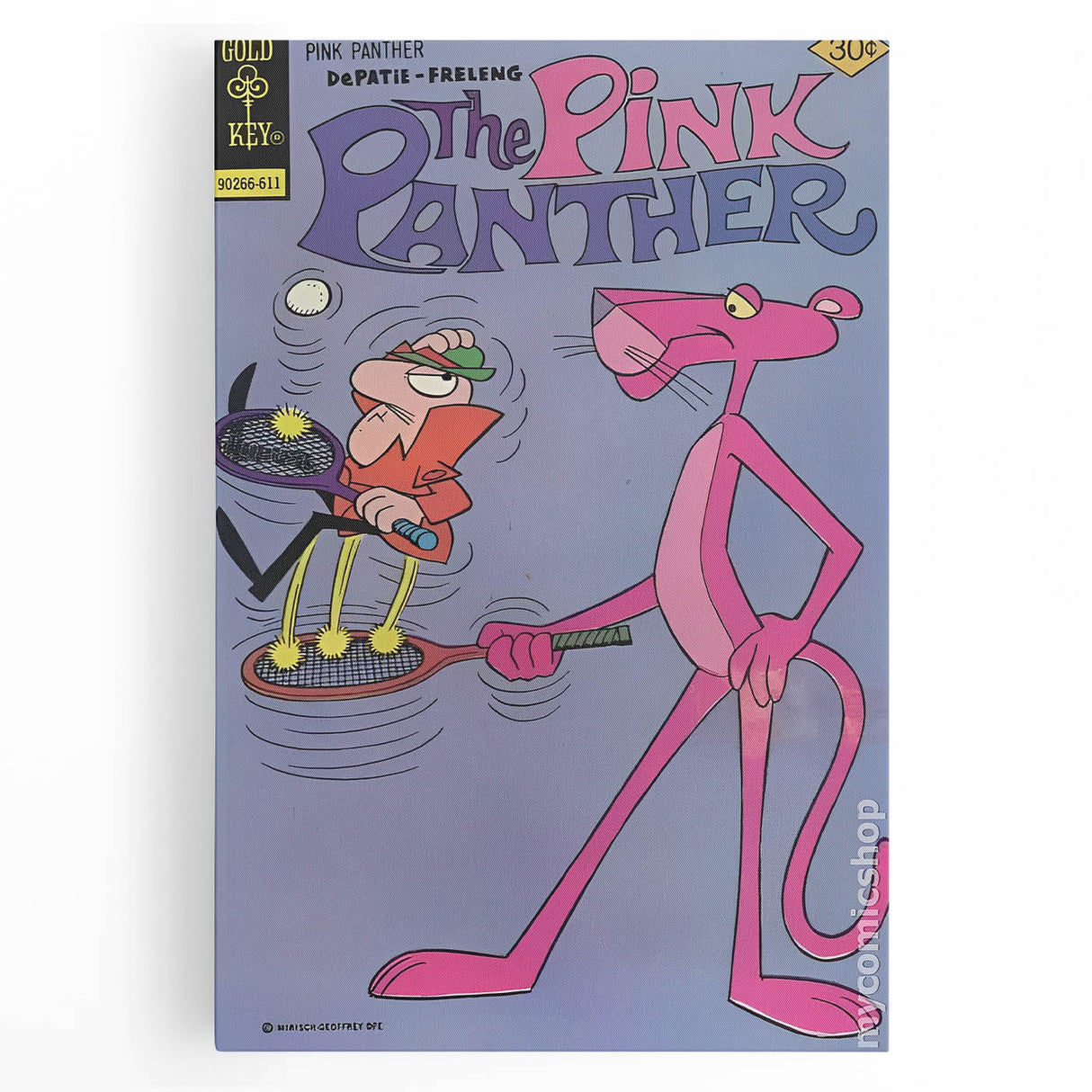 Vintage Comics Wall Art – The Pink Panther Classic Cartoon Print