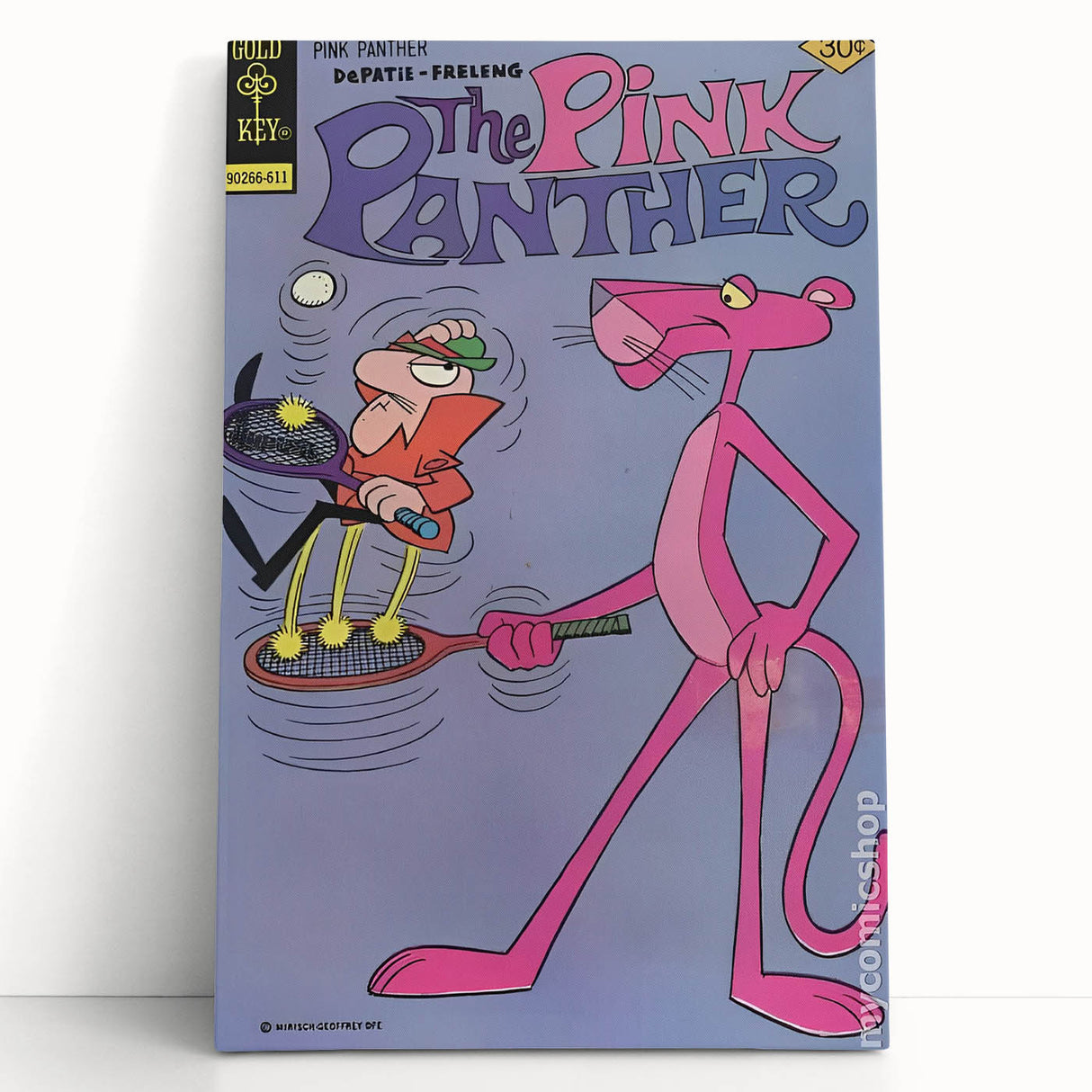 Vintage Comics Wall Art – The Pink Panther Classic Cartoon Print