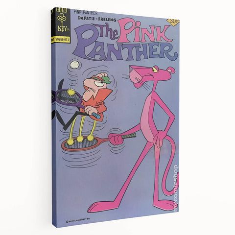 Vintage Comics Wall Art – The Pink Panther Classic Cartoon Print
