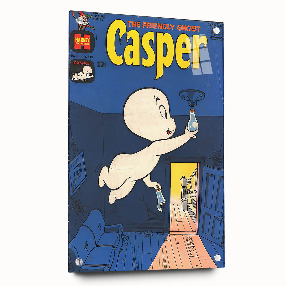 Vintage Comics Wall Art – Casper the Friendly Ghost Retro Print