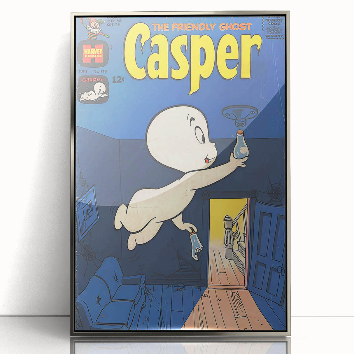 Vintage Comics Wall Art – Casper the Friendly Ghost Retro Print
