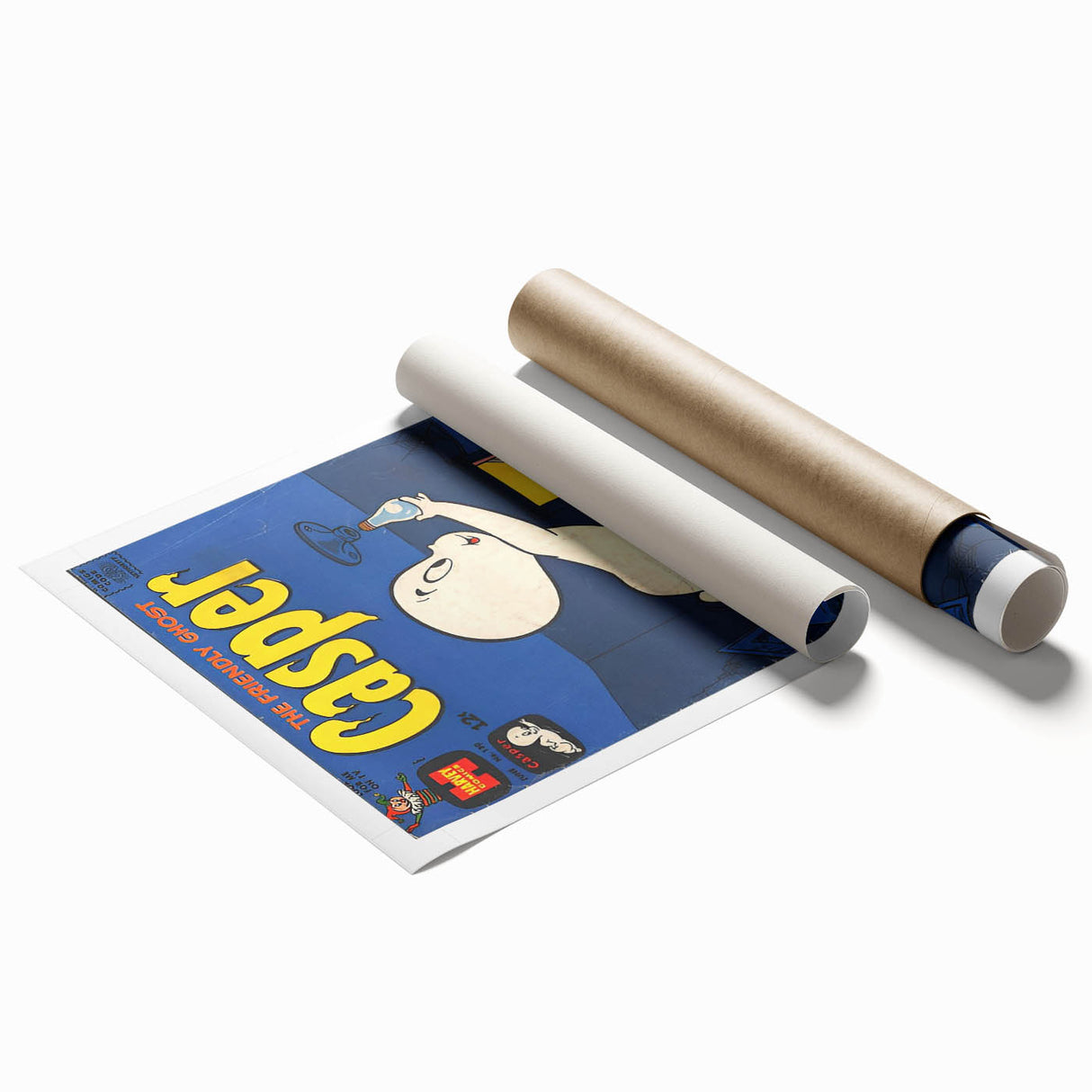 Vintage Comics Wall Art – Casper the Friendly Ghost Retro Print