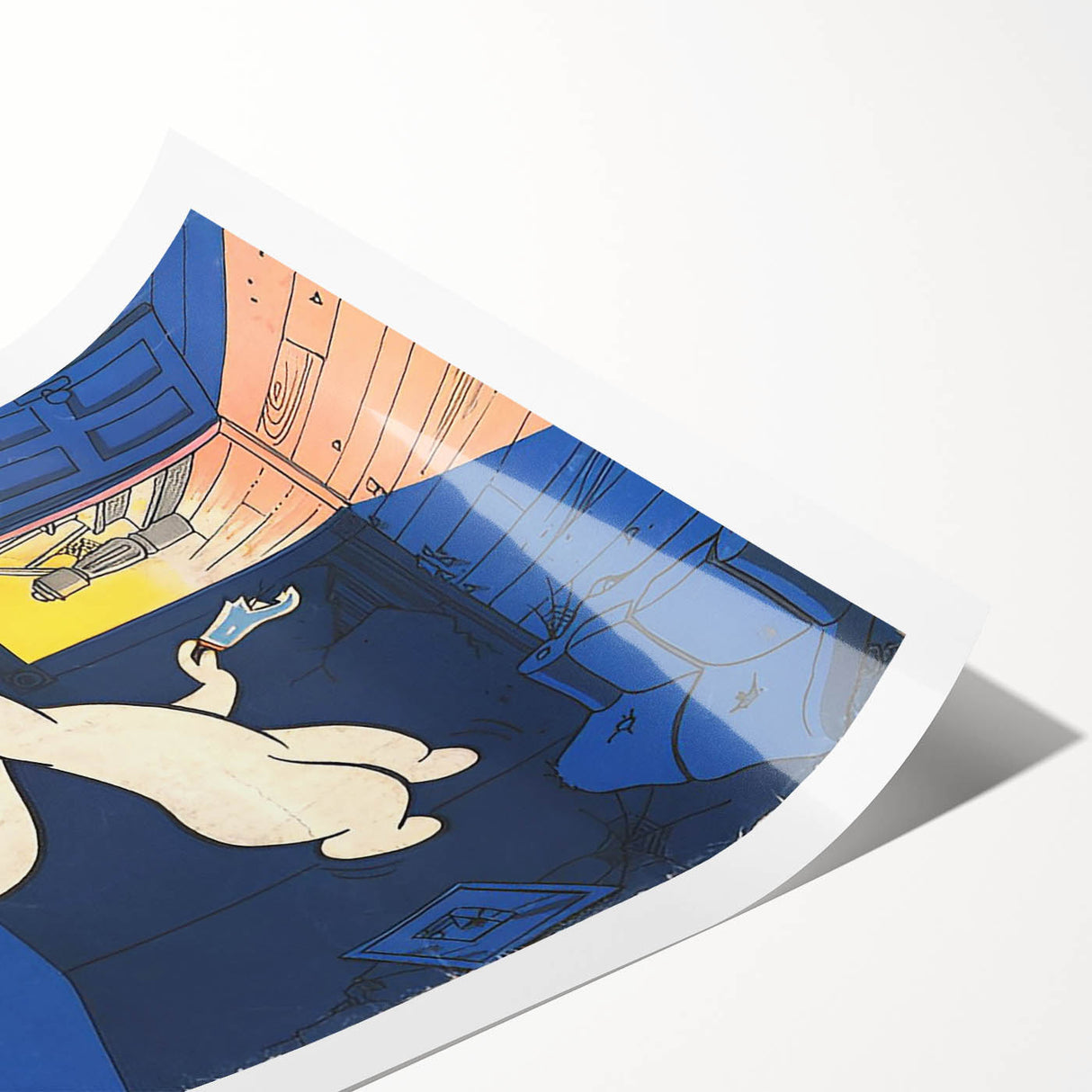 Vintage Comics Wall Art – Casper the Friendly Ghost Retro Print