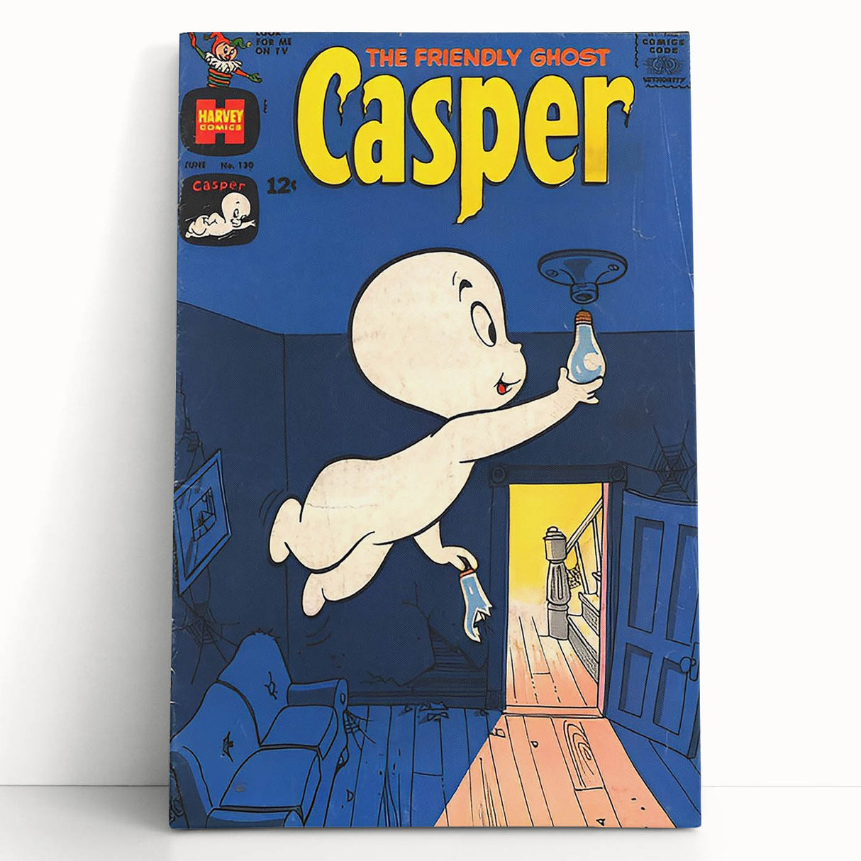 Vintage Comics Wall Art – Casper the Friendly Ghost Retro Print