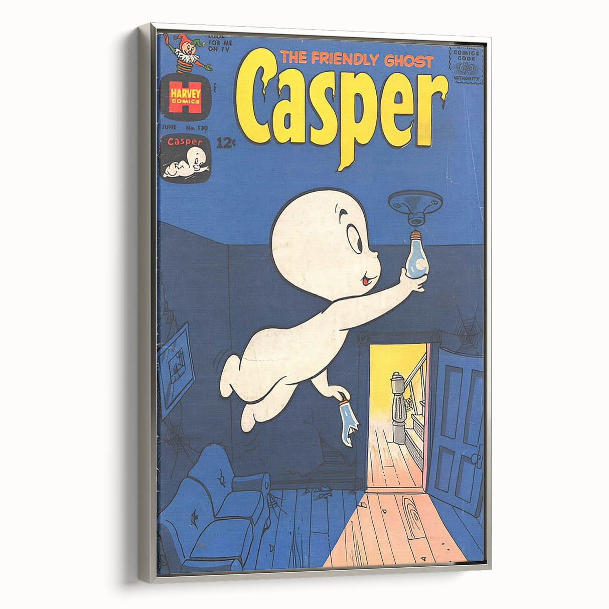 Vintage Comics Wall Art – Casper the Friendly Ghost Retro Print