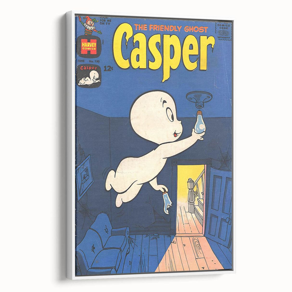 Vintage Comics Wall Art – Casper the Friendly Ghost Retro Print