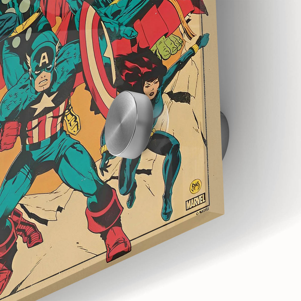 Vintage Marvel Tales Wall Art – Classic Superhero Anniversary Print